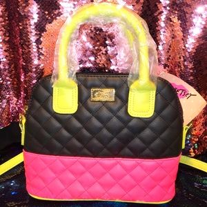 Betsy Johnson NEON Satchel